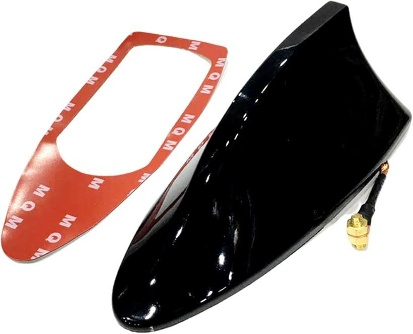 互換品車用 シャーク fmアンテナ ラジオ ゴルフ 両面テープ コンパス 2023 2022 mini アクセサリー sunny dc 2020 プリウス power bmw a3 アクア (ブラック)