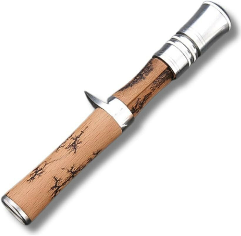 Rakuten - 釣り グリップ ベイト ロッド 持ち手 カスタム 自作 ウッド パーツ ハンドル 修理 補修 交換 (リヒテンベルクトリガー, 8-9mm)