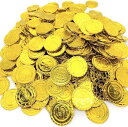 ゴールド コイン 金貨 セット おもちゃ 海賊 パイレーツ 財宝 秘宝 お宝 パーティー 小物 お遊戯会 舞台 小道具 500枚セット
