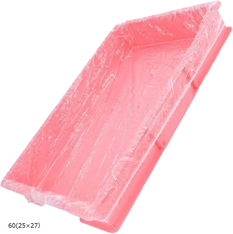 ケージトレイカバー 50セット 使い捨て トイレマット ビニールシート お掃除 60 25x27 70 35x25 100 37..