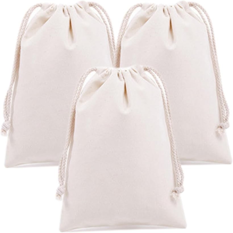 巾着袋 大きめ 無地 収納袋 ポーチ 小物入れ 旅行 3枚セット