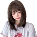ウィッグ ミディアム ボブ セミロング フルウィッグ 女性 かつら ウイッグ コスプレ 女装 wig 小顔 耐熱