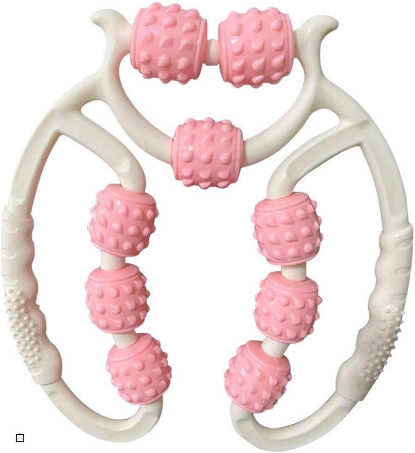 9ローラー マッサージローラー 筋膜 足締めローラー 360°筋弛緩リング 足コロコロ ローラー手持ち挟む..