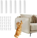 猫 爪研ぎ 防止 シート 壁 柱 ソファ 保護シート 透明 剥がせる 30x45cm シートx6、固定用ピンx30
