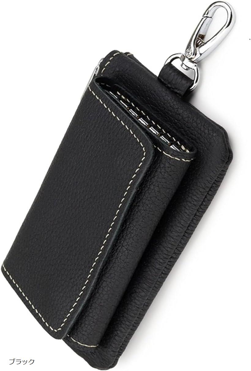 キーケース スマートキー対応 スマートキーケース メンズ レディース 2個収納 小銭入れ カード入れ 6連..