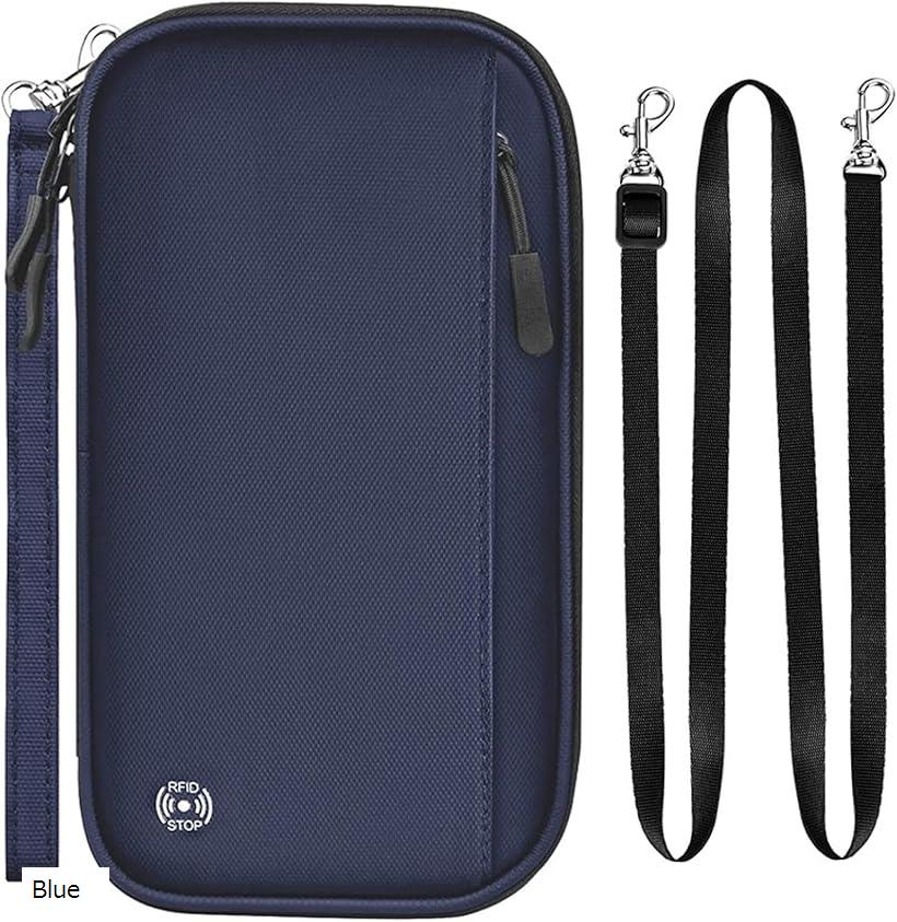 【楽天ランキング1位入賞】パスポートケース 首下げ パスポートカバー スキミング防止 ポーチ 海外旅行グッズ 軽量 防水 財布 クラッチバッグ トラベルポーチ ...