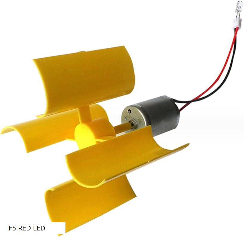 垂直風力発電機 DIYキット 学習・実験用 マイクロモーターブレード 小型モーター 風力エネルギー科学モ..