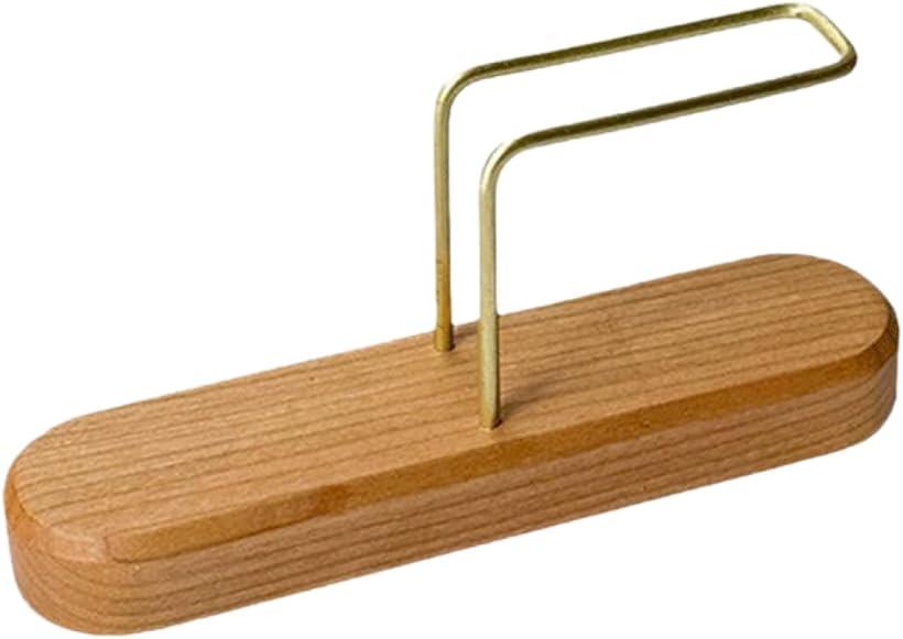 コーヒーフィルターホルダー 木製 使い捨てコーヒーフィルタスタンド