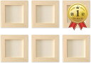 【楽天ランキング1位入賞】キャンバスボード 画材 木製パネル 6個セット