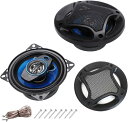 カースピーカー 3WAY セパレート コアキシャル 2個1組 180w(2)