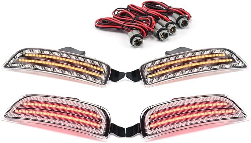 マツダ ロードスター ND5RC RF NDERC バンパー コーナー ウインカー LED ライト マーカー レンズ サイド リフレクター ランプ 前後左右 1台分 KRB304