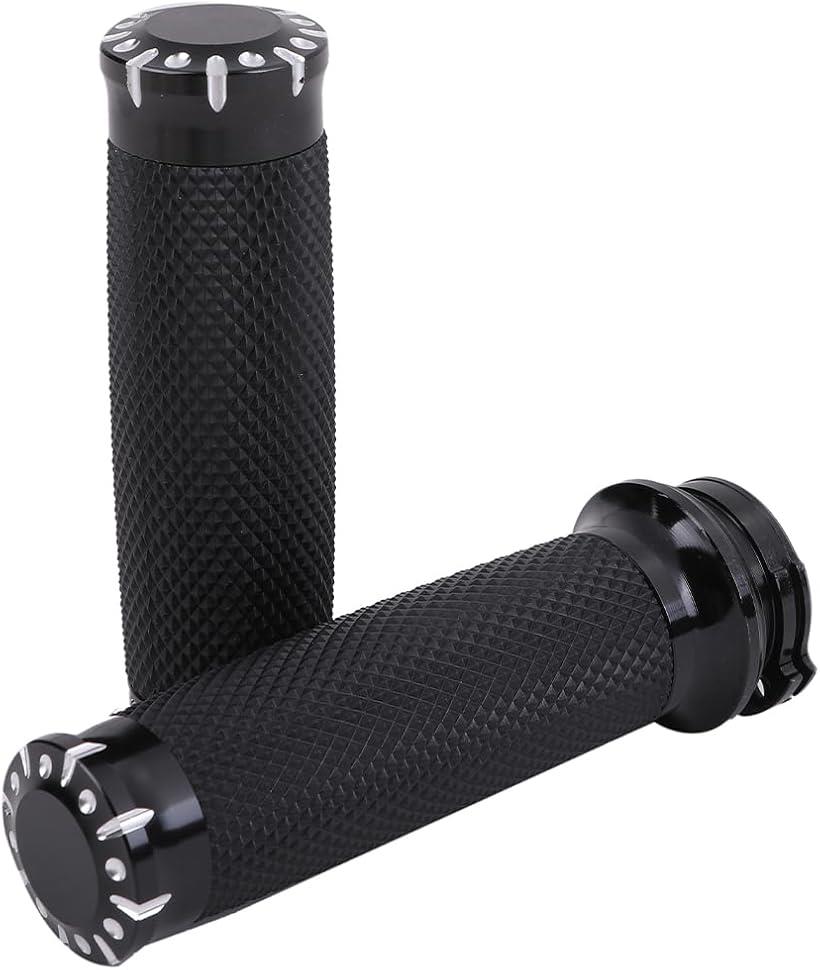 バイク ハンドル グリップ 25mm スロットル バー ハーレー ドラッグスター 汎用 社外品