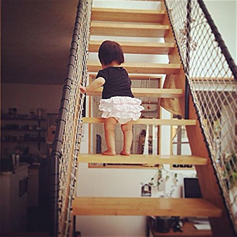 転落防止 子供 安全 ネット ＆ 結束バンド 100本 高所 防犯 防獣 1m x 2m 3m 1m 4m 1m 5m 1m 10m 1m x 2m