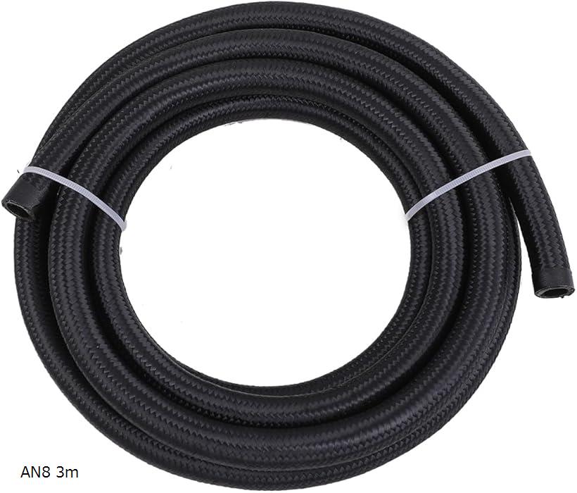 フューエル オイル ホース ナイロン メッシュ 燃料 ガソリン ステンレス クーラー 冷却水 KRB280 AN8 3m AN10 AN8 3m