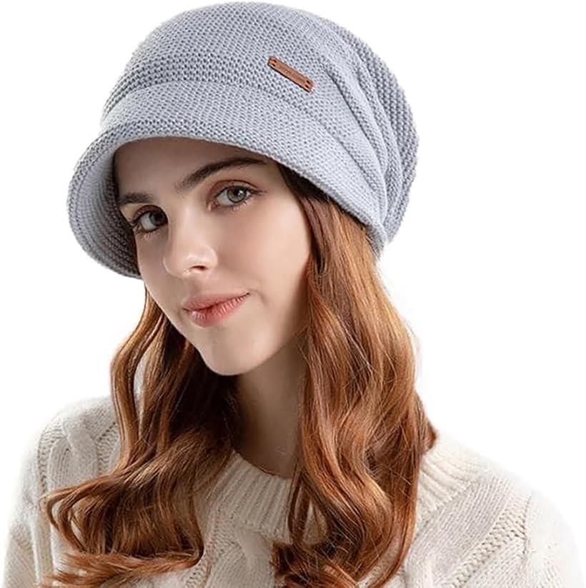【全品P5倍★お買い物マラソン】キャスケット LG レディース かわいい おしゃれ 帽子 ニット ニット帽 無地 防寒 カジュアル 女性 秋冬 暖かい