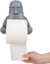 モアイ像 トイレットペーパーホルダー おもしろグッズ 雑貨 壁掛け