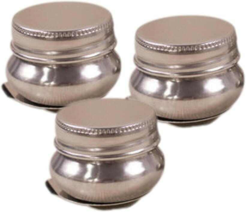 油絵道具 筆洗い 筆洗器 油壷 ふた付き 漏れ防止 ステンレス 3個セット