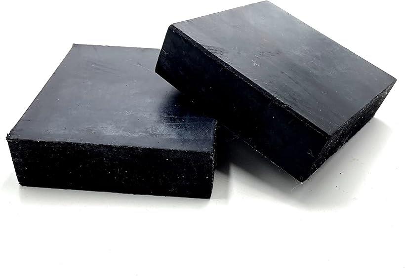 ゴム板 レザークラフト 打ち台 ゴムマット パンチ 穴あけ台 カッティングマット 厚さ 30mm 2個セット