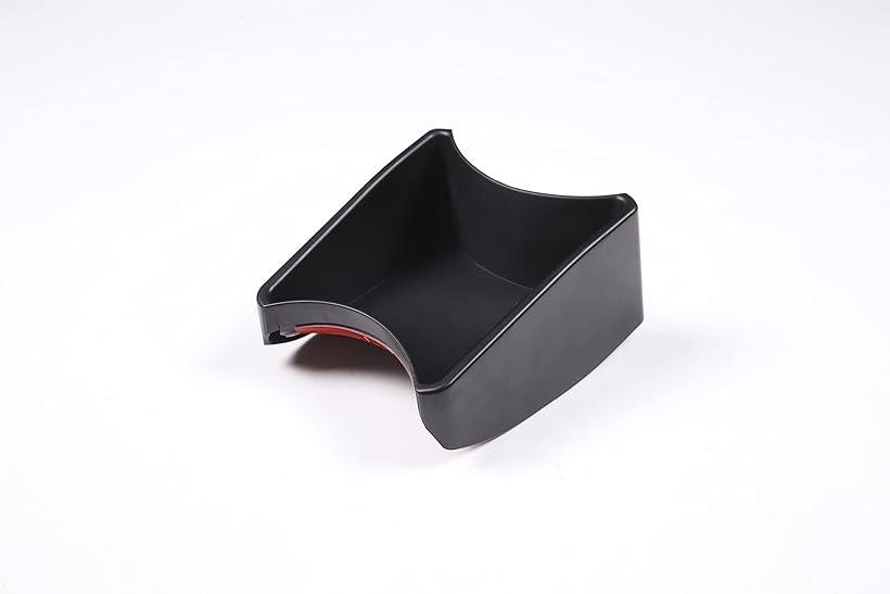 互換品 新型 フィアット 500 2011～2015に適用 収納ボックス サイドブレーキ ダッシュボード 収納バッグ 車用収納ポケット サイドブレーキ下収納バッグ 一体成形