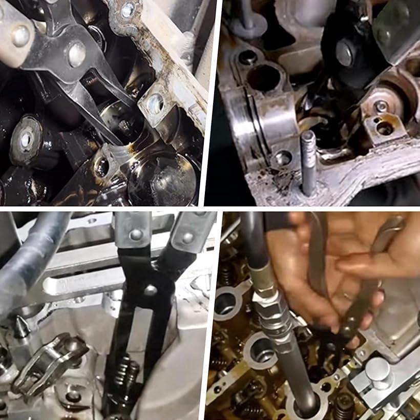 エムラインストアのバルブステム取り外しプライヤー バルブステムシールプライヤー ユニバーサル バルブシートリングプライヤー #45鋼 鍛造 ギザ付 滑り止め加工 O型 径12mm｜アングル2