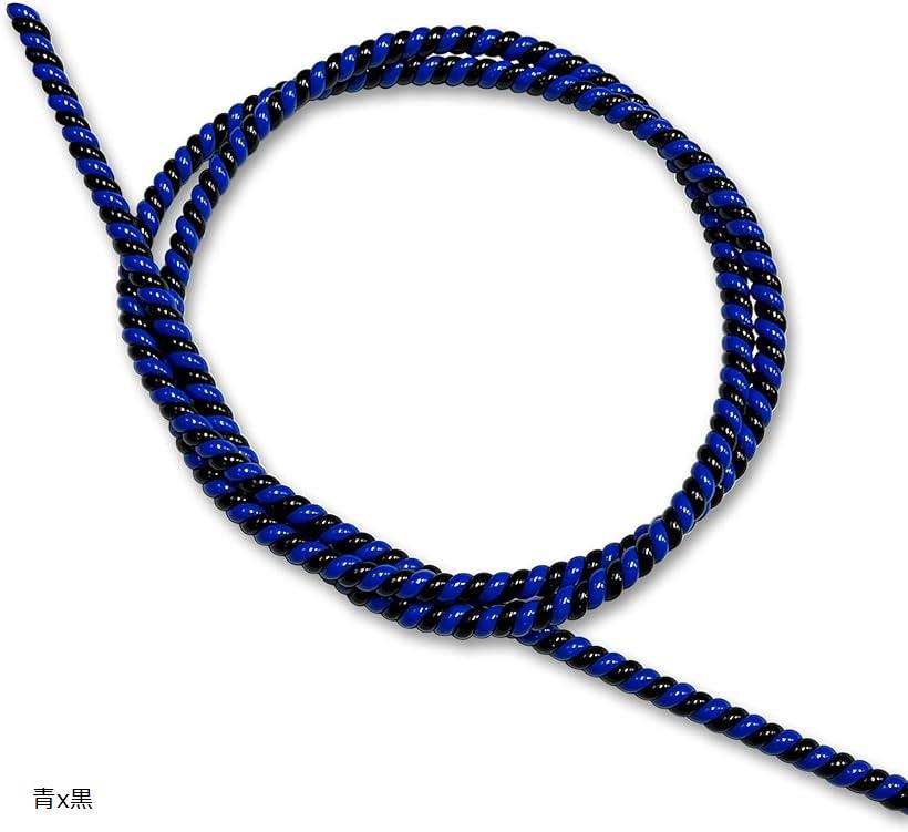 ビンテージ 螺旋 スパイラルケーブル コイル ラップ 配線カバー 約90cm 2本セット キャンディーカラー ..