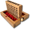 木製 ボードゲーム 対戦 コンパクト 木のおもちゃ 木製版 知育 玩具 ポータブル 携帯用 Sサイズ