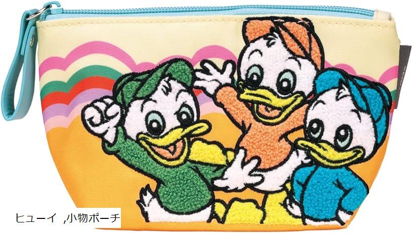 フラット ポーチ お出かけ 小物入れ マチあり レトロ 女の子 女性 ZFP1-A ヒューイ 小物ポーチ