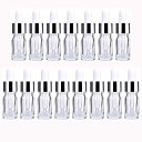 スポイト瓶 5ml ボトル 15本セット スポイトボトル 透明 ガラス アロマ保存容器 香水 小分け 詰替(4)