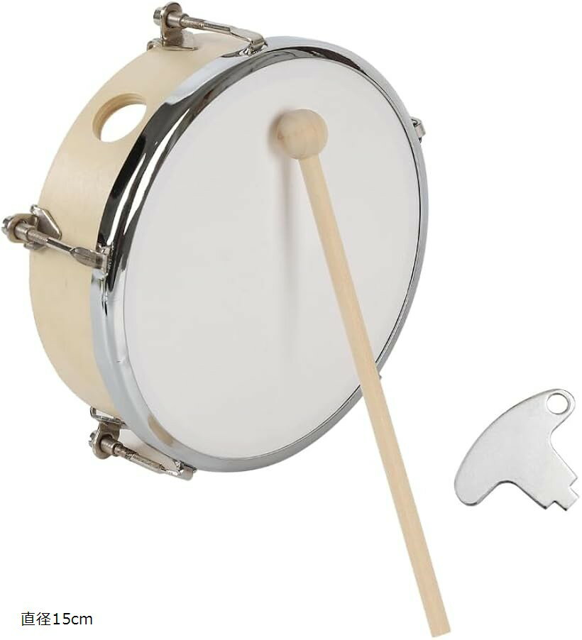 体操用太鼓 小太鼓 運動会 発表会 応援グッズ チューニングキー バチ付き 直径20cm 直径25c ...