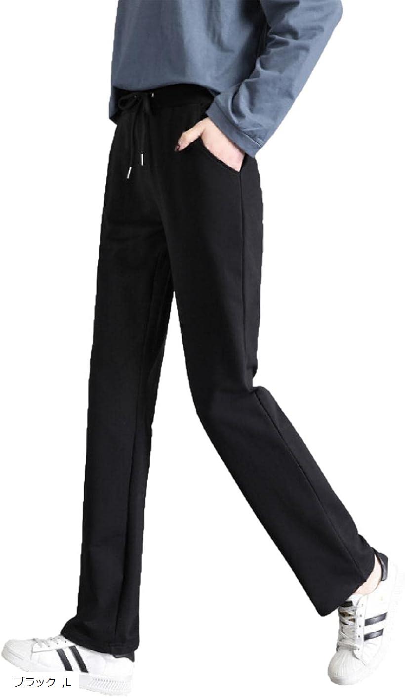 ファルファデ ロング パンツ スポーツ ウェア ストレッチ ストレート レディース スウェット トレーニング フィットネス グレー M ネイビー XL ブラック L