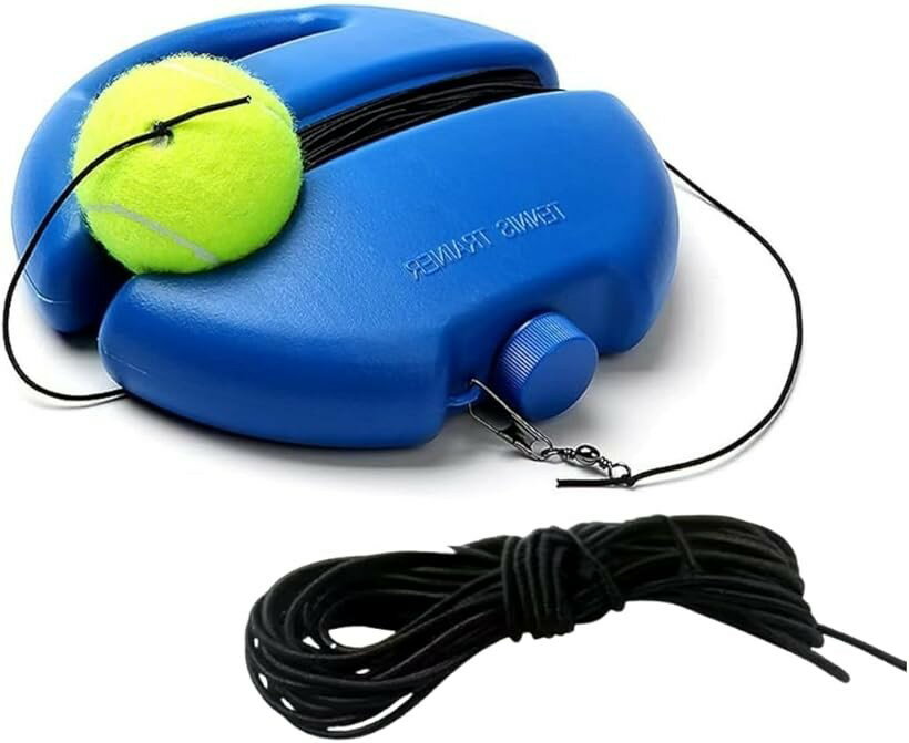 テニス練習器具 一人 室内 自主トレ 硬式 ボール1個付き 10m予備ゴム紐付き