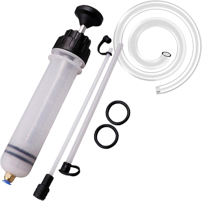 オイルポンプ オイル交換 手動 オイルフェラー シリンジ オイル抽出 オイル交換用 抽出ポンプ 60cm延長..