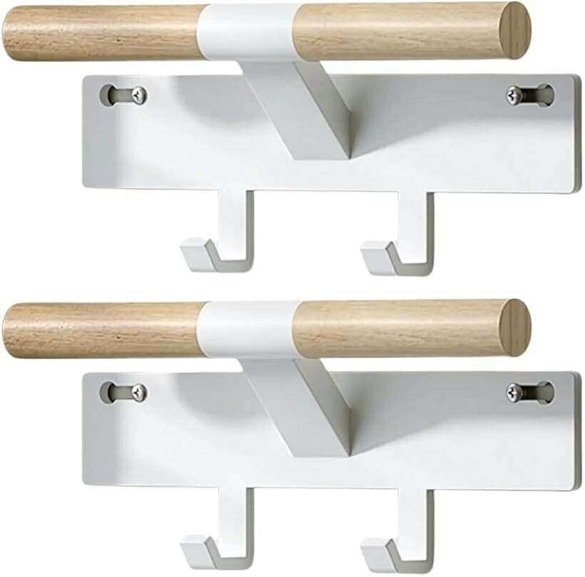 バリエーションコード : 2bukon30o6商品コード2bukw68k9l商品名ランドセル リュック ハンガー ランドセルハンガー フック 2個セット 片付け革命 収納ラック 木製 壁対応 カバン掛け バッグ収納 おしゃれ 省スペースブランドJUSTVELカラーホワイト2個「北欧風デザインでインテリアに馴染む」木製バーと金属フレームを組み合わせたシンプルなランドセルリュックハンガーです。北欧テイストやミッドセンチュリーインテリアに自然に溶け込みます。子供部屋はもちろん、リビングやオフィス、店舗の壁面収納にもおすすめです。「ランドセルやリュックの型崩れ防止」横棒にランドセルやリュックを掛けることで肩ひもの型崩れを防ぎ、きれいな形をキープ。毎日の片付け習慣づけにも役立ちます。「便利な下段L字フック付き」帽子やベルト、コートなどの小物類を掛けられる下段のL字フックが付いており、限られたスペースでも多機能に使えます。省スペースでも大容量収納を実現します。「簡単設置でデッドスペースを有効活用」壁やドア、デスクの側面など、好きな場所にビス留めするだけで簡単に取り付け可能。使わない壁面を活かして収納力をアップできます。「選べるカラー」シンプルでおしゃれなブラックとホワイトから選べる2色展開。2個セットで家族や用途に合わせて使い分けるのも便利です。「オリジナルパッケージで発送」日本ブランド「JUSTVEL」が印字されたオリジナルパッケージに包んでお客様の元へ大切にお届け致します。※ 他ネットショップでも併売しているため、ご注文後に在庫切れとなる場合があります。予めご了承ください。※ 品薄または希少等の理由により、参考価格よりも高い価格で販売されている場合があります。ご注文の際には必ず販売価格をご確認ください。※ 沖縄県、離島または一部地域の場合、別途送料の負担をお願いする場合があります。予めご了承ください。※ お使いのモニタにより写真の色が実際の商品の色と異なる場合や、イメージに差異が生じることがあります。予めご了承ください。※ 商品の詳細（カラー・数量・サイズ 等）については、ページ内の商品説明をご確認のうえ、ご注文ください。※ モバイル版・スマホ版ページでは、お使いの端末によっては一部の情報が表示されないことがあります。すべての記載情報をご確認するには、PC版ページをご覧ください。
