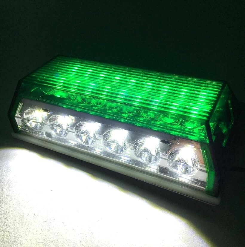 24V トラック 用 角型 LED サイド マーカー ランプ アンダー ダウン ライト 付き 1...