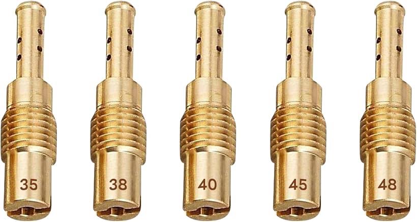 パイロットジェット ケーヒン ホンダ用 5サイズ 23.6x6-A バイク用 #35#38#40#45#48 スローパイロットジェット キャブレターセッティング 適合CB1300SF | X-4 CB400SS フュージョン250
