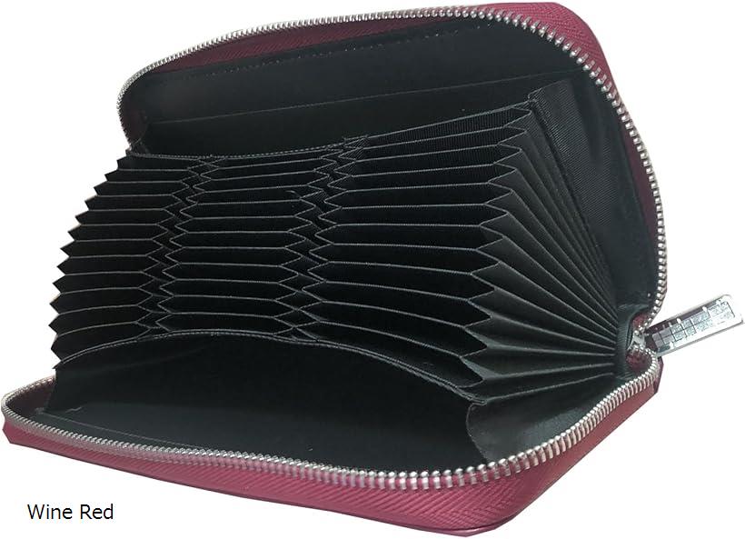 カードケース 大容量 スキミング カードホルダー 牛本革 磁器防止 36枚 最大72枚まで収納可能 本革製 R..