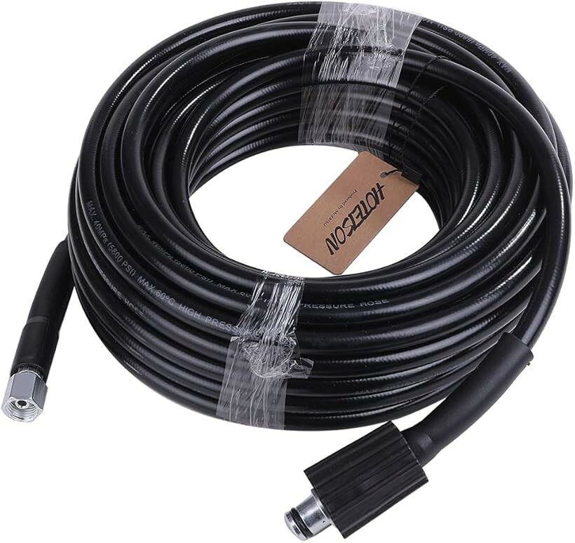 互換品 互換品 リョービ 高圧洗浄機 ホース 柔らかい 40MPa 60℃ 標準ホース 15M (15M)