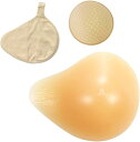 人工乳房 螺旋型 シリコンパッド 保護カバー ブラパット 3点セット 右胸 フック付き 乳がんパッド バスト補正