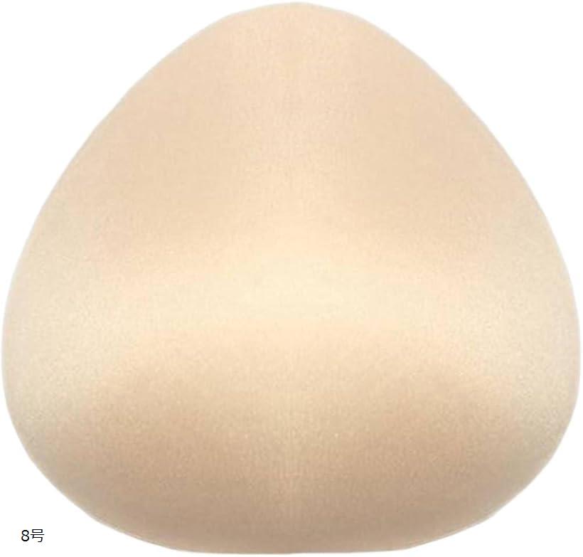 乳がん パッド 全摘 軽量 乳癌用パッド 三角型 水着 水中 軽パッド 三角型8号 4号 6号 2号 8号