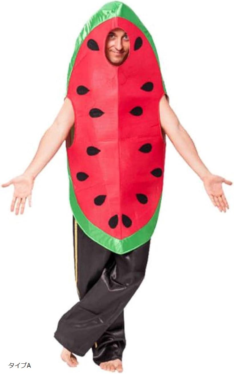 すいか コスチューム 着ぐるみ かぶりもの コスプレ おもしろ 仮装 タイプA
