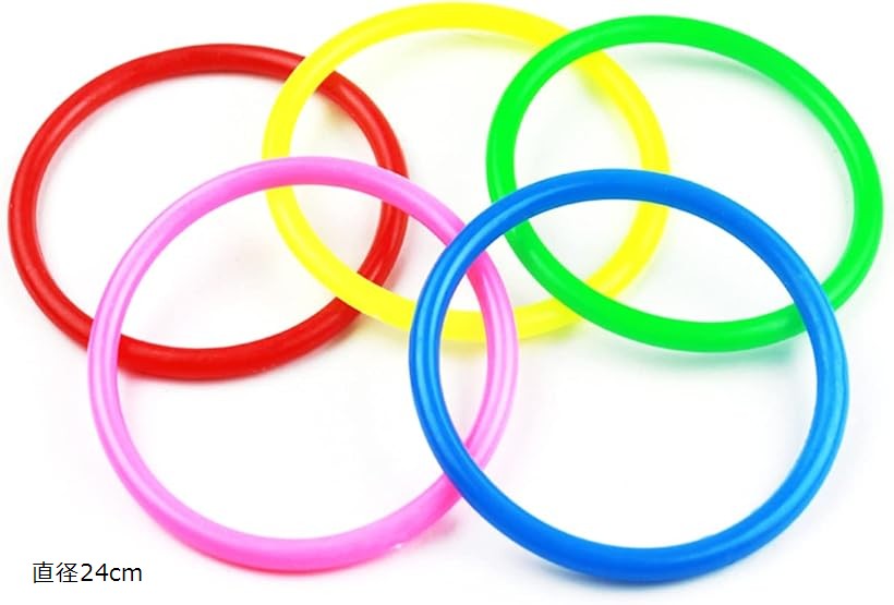 輪投げ 輪っか わなげ 縁日 ゲーム イベント おもちゃ 遊び 夏祭り 20個セット 直径24cm