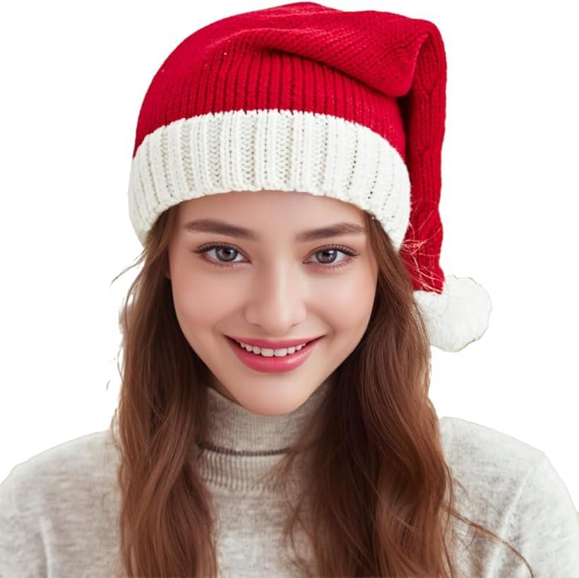 サンタ帽子 ニット帽 クリスマス コスプレ パーティー 大人用 子供用