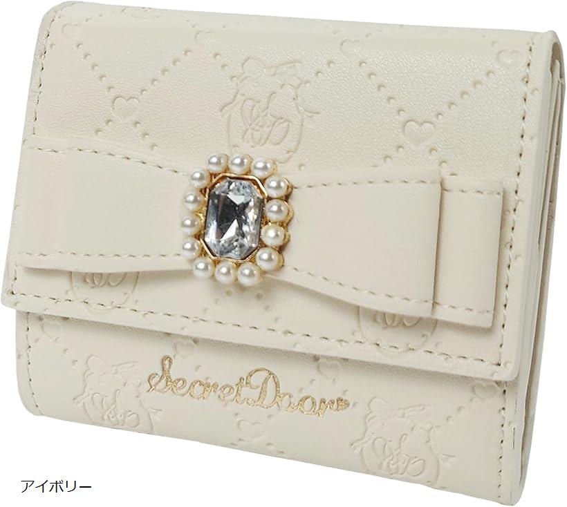 三折り財布 レディース リボン ミニ財布 小銭入れ 小さい財布 コンパクト 三つ折り財布 かわいい 手のひらサイズ 普段使い 通勤 通学 ..