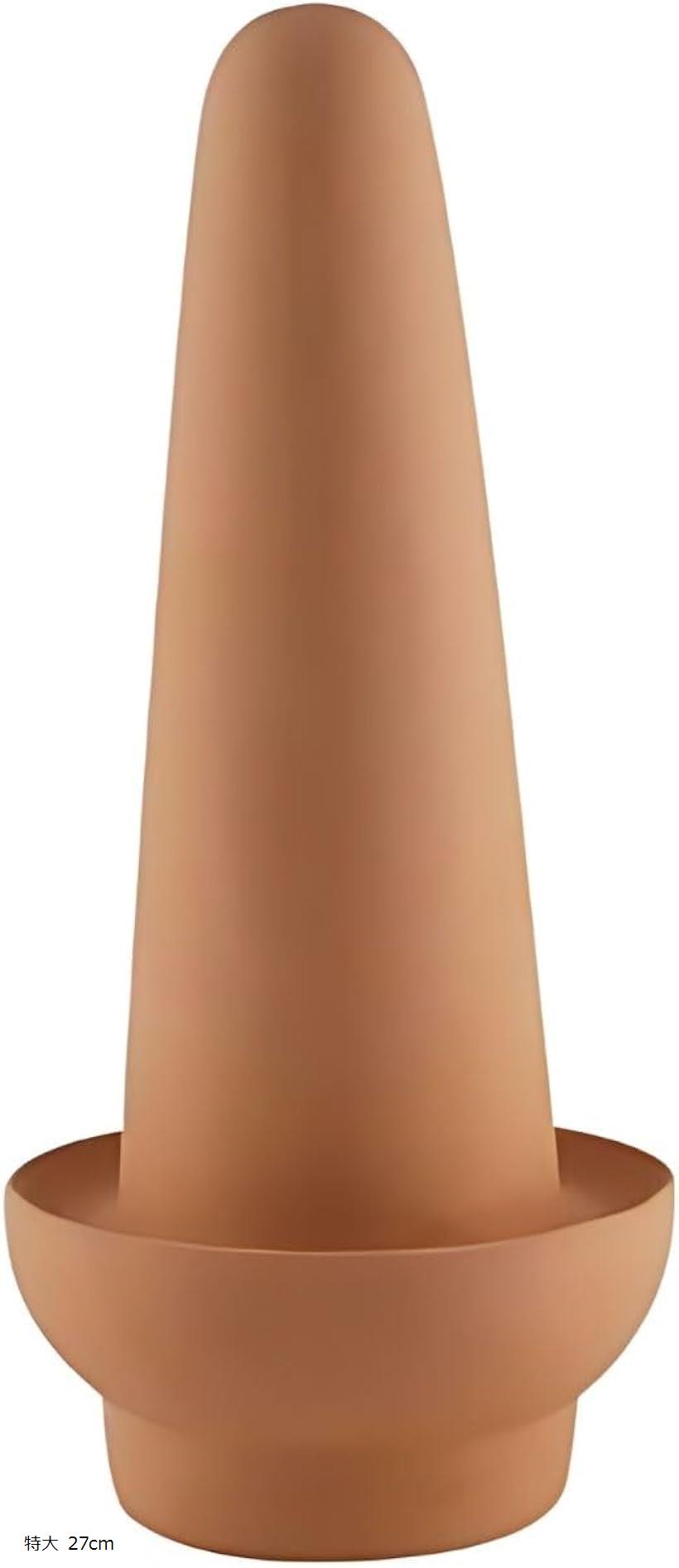 産卵筒 ディスカス エンゼルフィッシュ 繁殖用 陶器 水槽 ブリーディング アクアリウム 素焼き 熱帯魚 金魚 円錐 飼育コーン 産卵樽 特大 27cm 特大 27cm