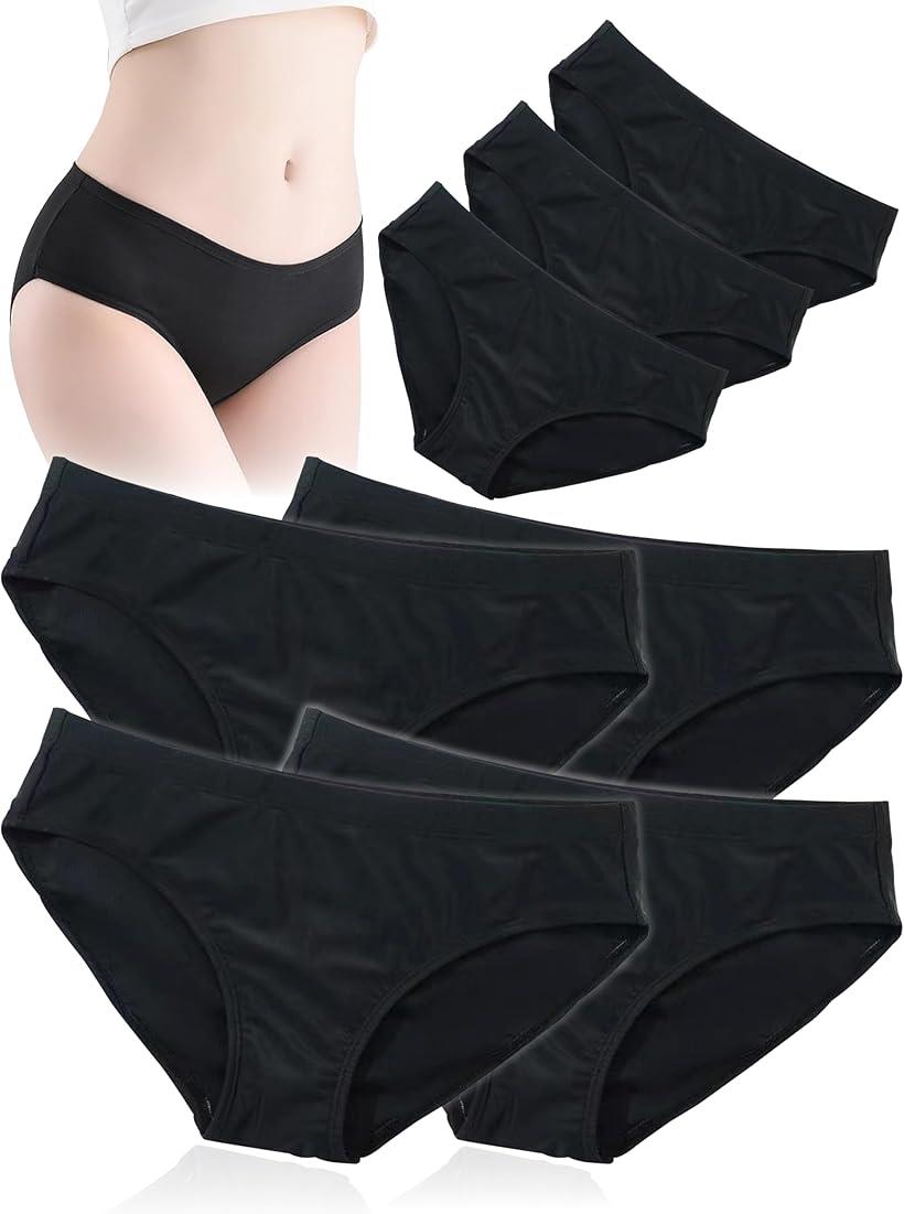 【全品P5倍★お買い物マラソン】使い捨てパンツ レディース 7枚セット 黒 個包装 女性用 下着 ショーツ 旅行 入院