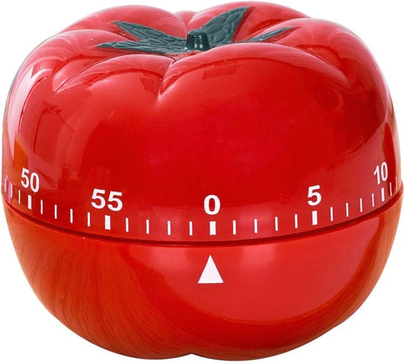 【楽天ランキング1位入賞】便利な磁気吸着式タイマー 機械式で正確なカウントダウン トマトデザイン キッチン、オフィス、勉強に最適のサムネイル
