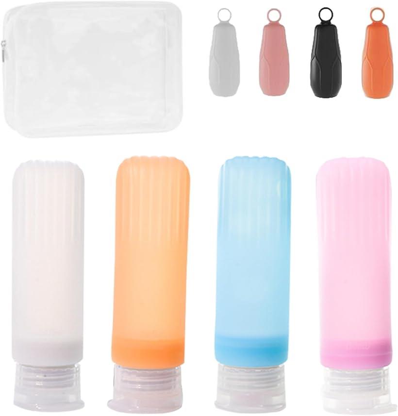 トラベルボトル 90ml トラベルセット 9点セット シリコン製 多重構造漏れ防止 日本製 客室乗務員推薦 詰め替えボトル シャンプーボトル 携帯便利 旅行用 ...