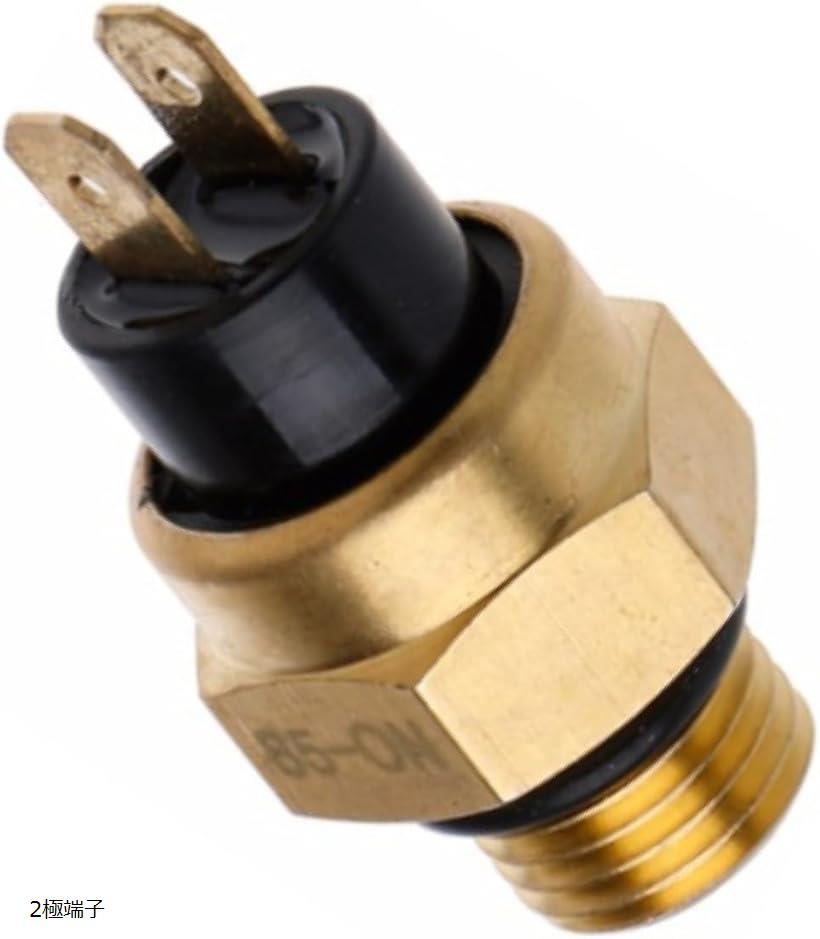 互換品 ローテンプサーモ ファンスイッチ 85℃ M16 P1.5 端子 ラジエター 汎用 社外 冷却 オーバーヒート 防止 ラジエーター 2極 2極端子