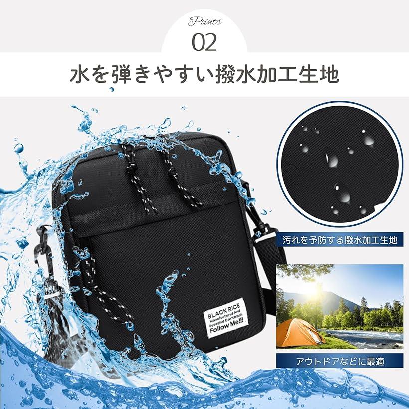 サコッシュ スマホポーチ ショルダーバッグ 斜めがけ メンズ レディース 軽量 小さめ コンパクト ミニバッグ 小物入れ メッセンジャー
