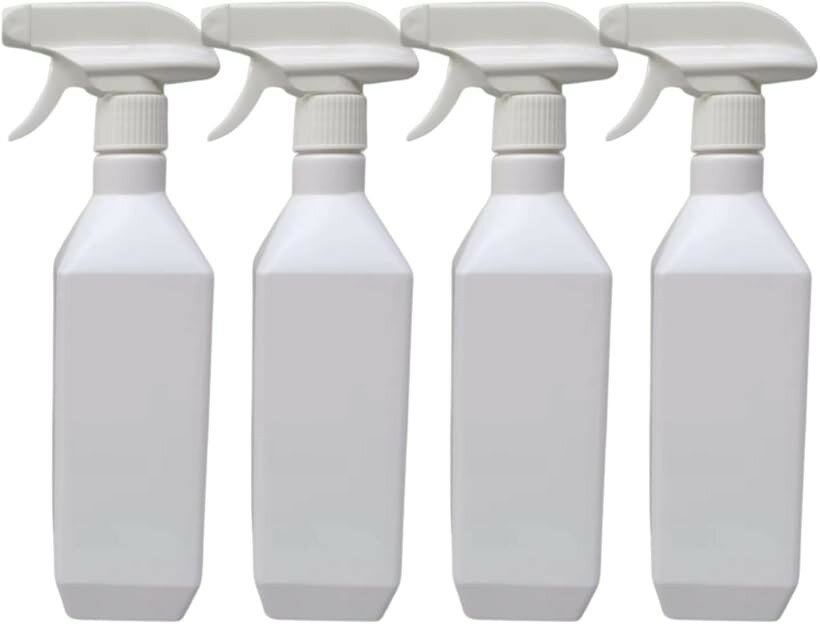 遮光スプレーボトル 500ml アルコール対応 霧吹き 2つのモード切替 消毒 4本セット
